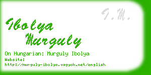 ibolya murguly business card